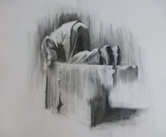 untitled (charcoal on paper 120cm x 130 cm)